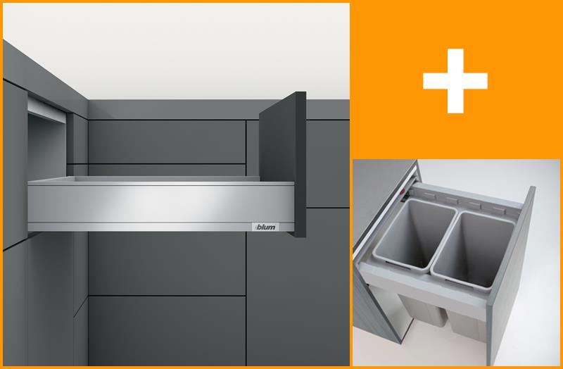 Blum Legrabox Pure Standard Drawers With Wesco Pull Boy Bins